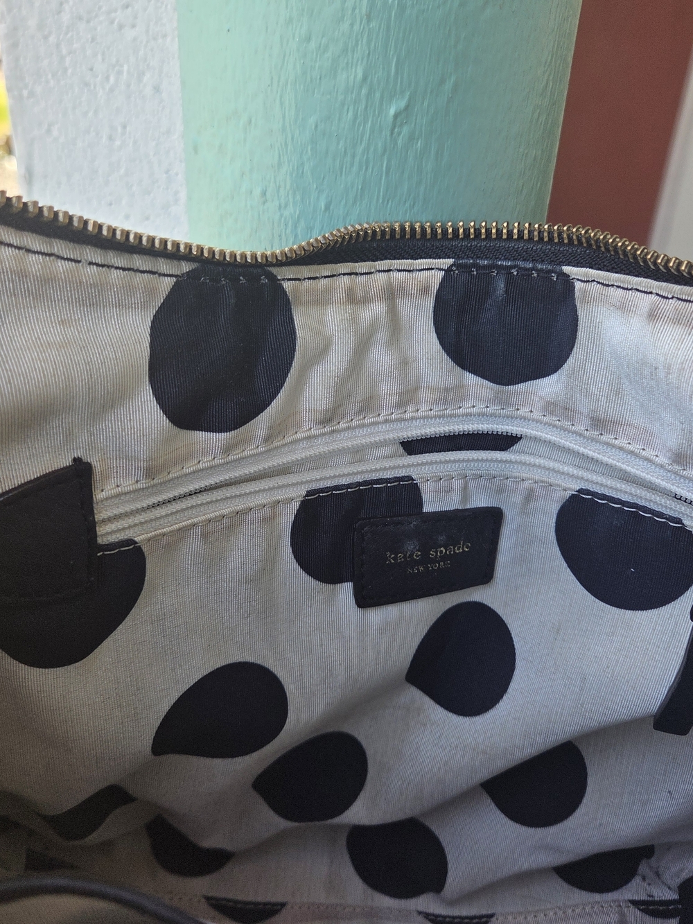 Black Leather Shoulder Bag by Kate Spade - Picture 5 of 5